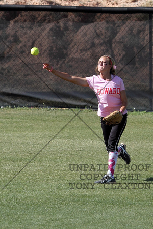 Linzee Yarbar Throwing The Ball To The Infield