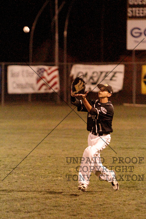 Jeremy Fielding A Fly Ball In Right Field