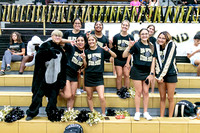 BSHS Cheer at Brownfield Volleyball, 8/23/2022