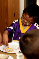 Julian Decorating Cookies