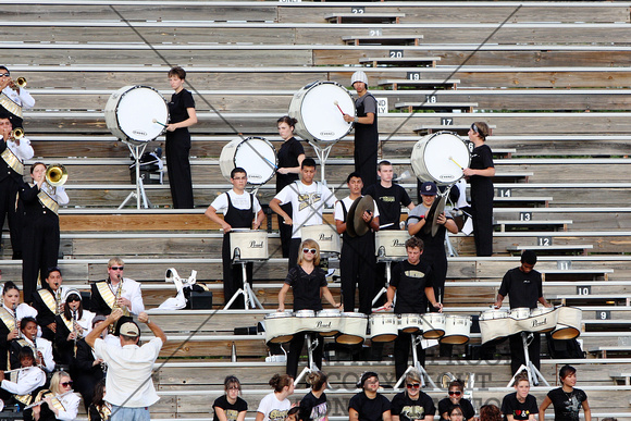 Percussion Playing In The Stands