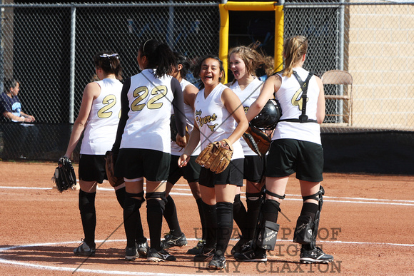 Team At Pitcher's Mound Before Game