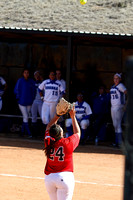 Lana Dominguez Lining Up A Fly Ball
