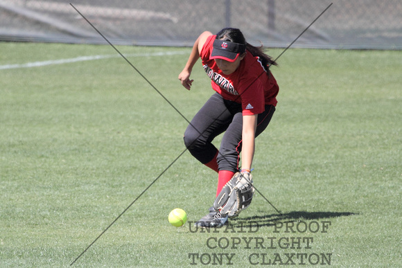 Andrea Guitierrez Fielding The Ball