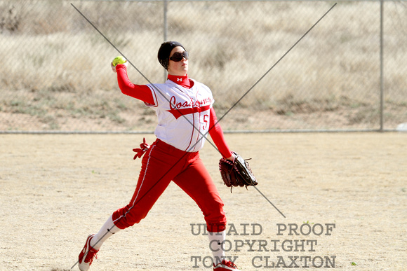 Bailee Barber-Grant Throwing From Left Field