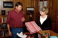 Ty And Mindy Handing Out Presents