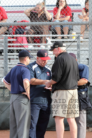 Coaches And Officials Meeting Before The Game