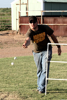 Farley Playing Red Neck Golf