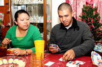 Jennifer Watching Nick Play Phase 10