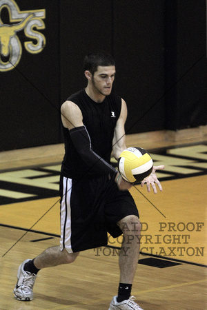 Josh Serving The Ball