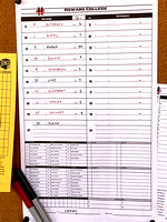 Lineup Card