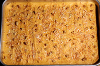 Graham Cracker Cake With Butterscotch Frosting For Church Fellowship - 2008