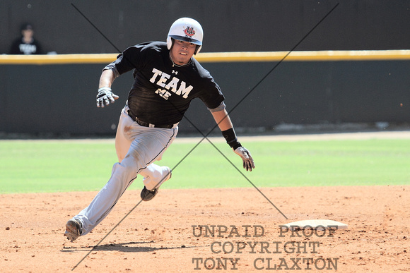 Michael Franco Rounds Second Base