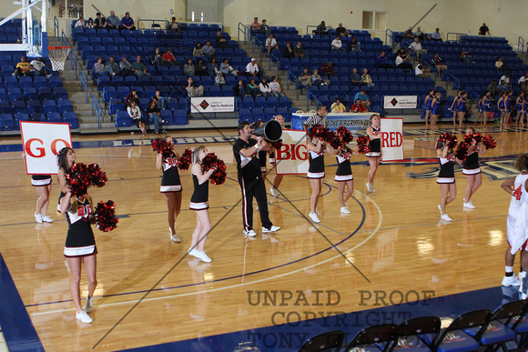 Cheerleaders During A Time Out