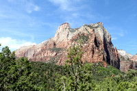 Mountain Peak At Zion National Park