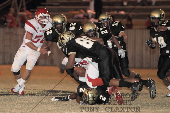 Devante And Michael Tackling The Ball Carrier
