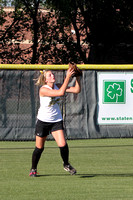 Cerbi Catching A Fly Ball In Left Field