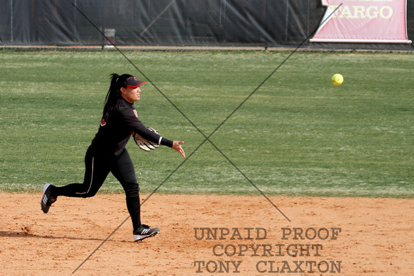 Faith Koria Tossing The Ball To First