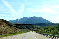 Mountains While Driving To Zion National Park