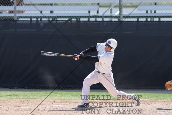 Nick Popescu Knocking The Dust Off The Ball For A Triple