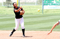 Olive Naotala Throwing To Second For An Out