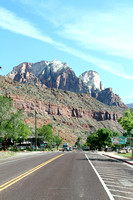 Mountains While Driving To Zion National Park