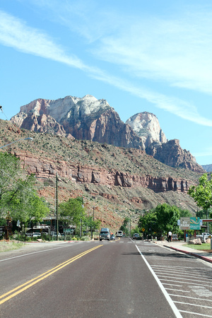 Mountains While Driving To Zion National Park