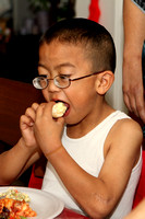 Julian Eating A Deviled Egg