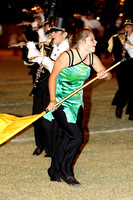 Flag Corps Member Performing During Halftime