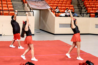 HC Cheer at the Navarro basketball game, 11/1/2024