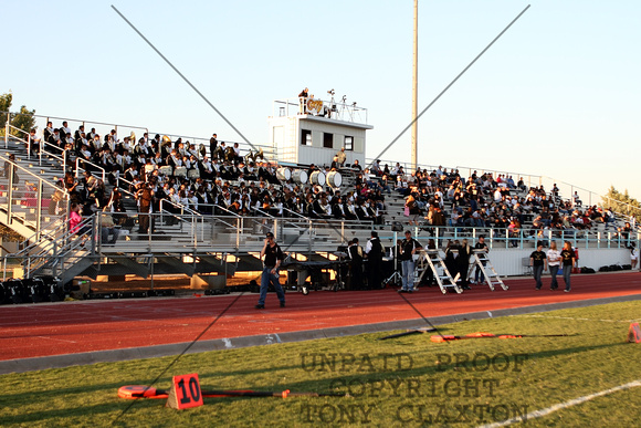 Band And Fans In The Stands