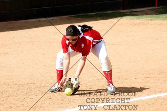Corrina Liscano Fielding A Foul Ball