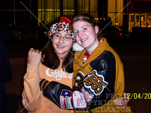 Andrea and Maleah After Christmas Parade