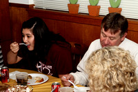 Andrea Claxton Enjoying The Meal