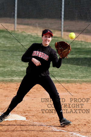 Carlyn Teichmann Catching A Throw At First