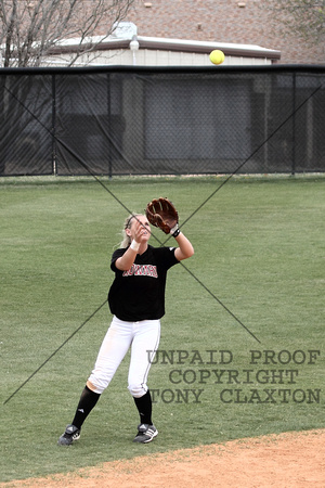 Kati Smith Catching A Pop Fly At Short Stop
