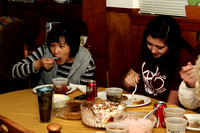 Brenda Claxton Enjoying The Meal