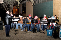 Band Playing Christmas Carols
