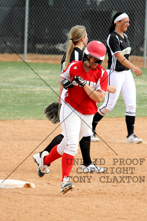 Samantha Ohmie Running Past Second With A Home Run