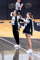 BSHS Cheer at the Snyder Basketball Games, 2/1/2022