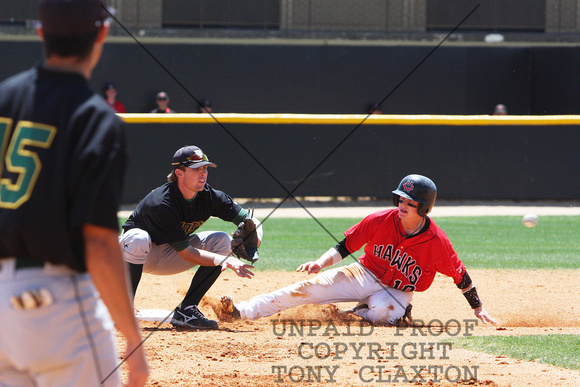 Bryan Johns Sliding Safe Into Second With A Steal