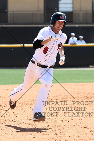 Anthony Calhoun Running To Third With A Triple