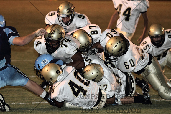 Edward, Pernell, Abraham, Caleb And Anthony Gang Tackle The Ball Carrier