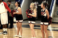 Cheerleaders Waiting For The Team To Be Introduced