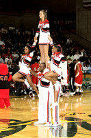 Cheerleaders Doing A Pyramid