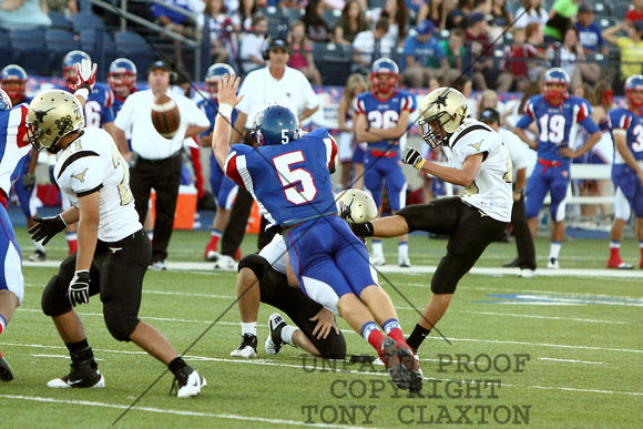 Devin Kicking A Field Goal