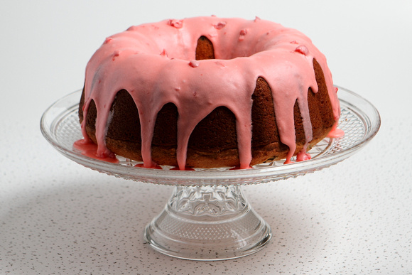 Mixed Berry Pound Cake With Maraschino Cherry Glaze For A Church Fellowship - 2010