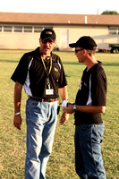 Mr. Harris And Mr. Hale Talking Before The Game