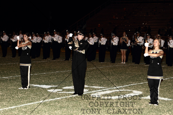 Drum Majors Going Through Their Routine