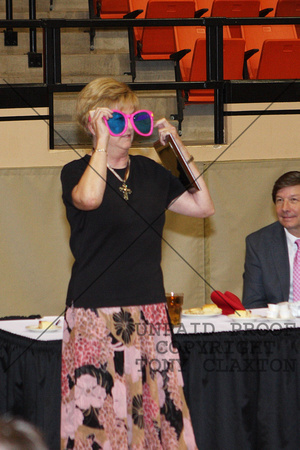 Linda Conway Trying On Her New Pink Good Luck Sunglasses